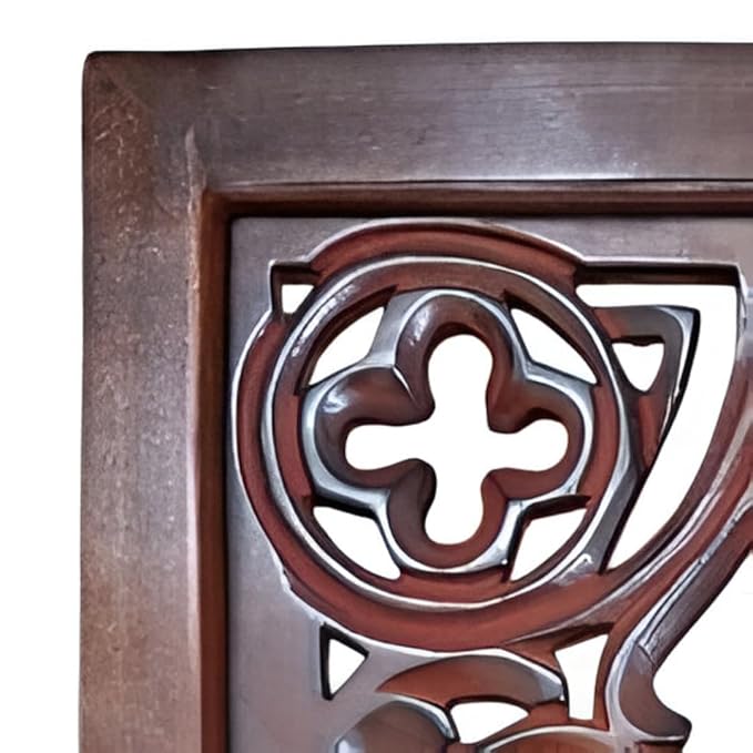 Antique Brown Wooden Jharokha | Wall Mirror Frame
