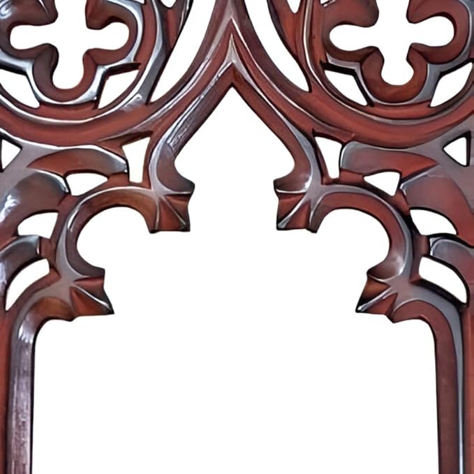 Antique Brown Wooden Jharokha | Wall Mirror Frame